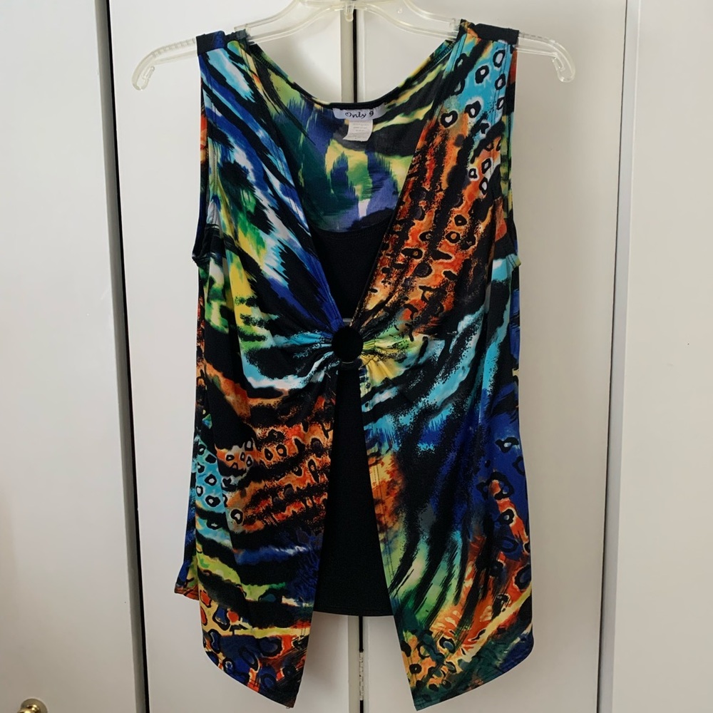 Women’s Only 9 Used Size Lg Tie Dye Pattern Tank Top